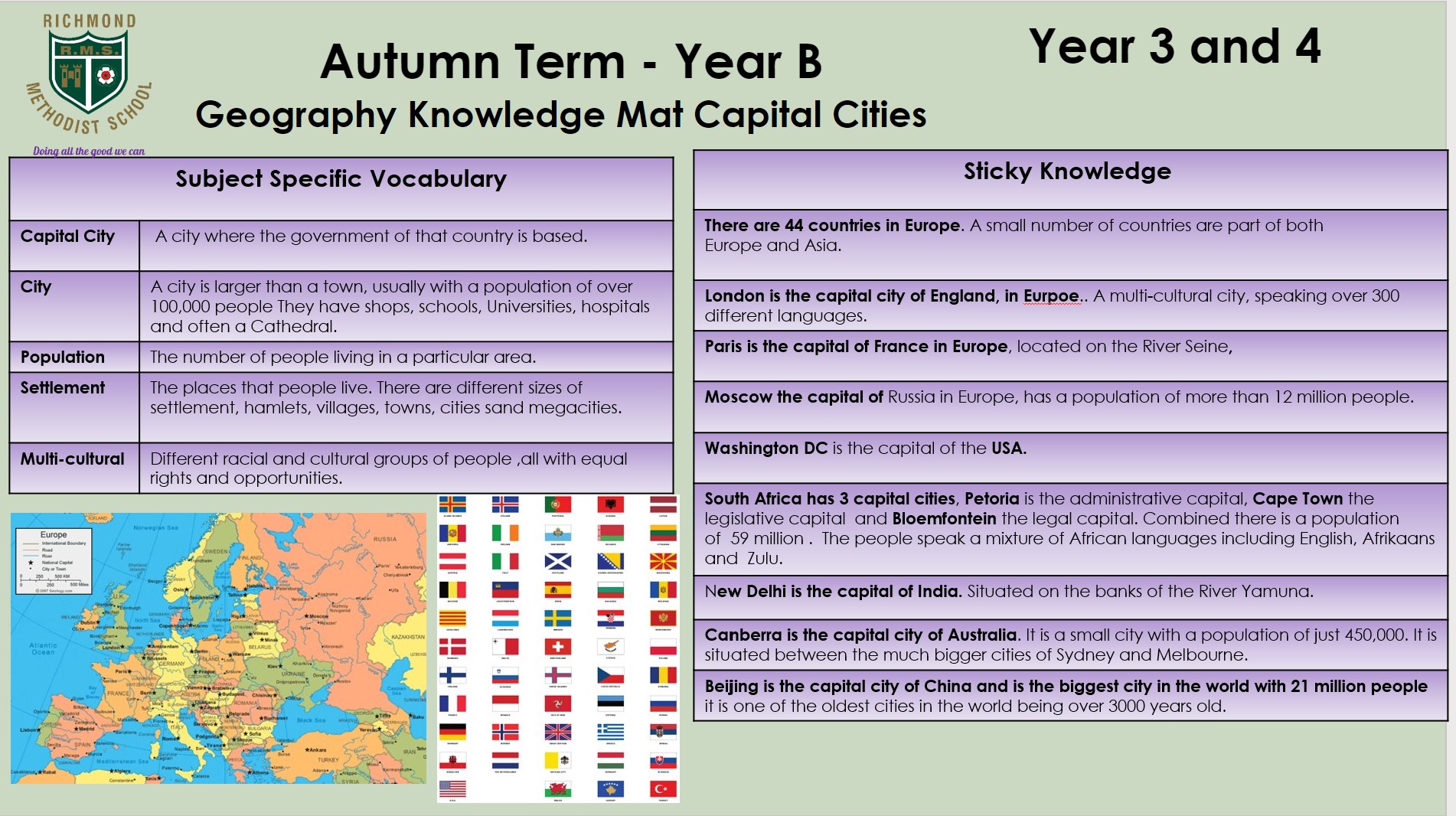 Geography KM Year 3 4 Year B